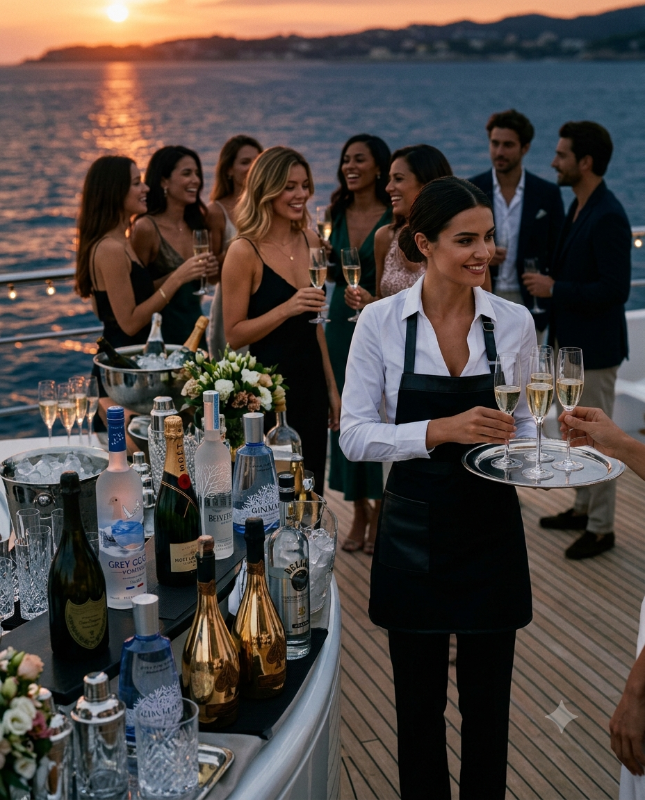 Open Bar Champagne & Premium Spirits